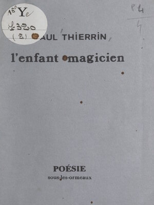 cover image of L'enfant magicien
